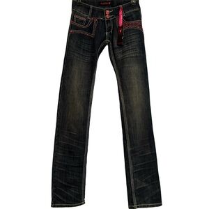Playboy Bejeweled Low-Rise Jeans